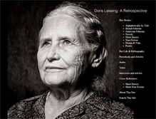 Tablet Screenshot of dorislessing.org