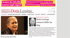 Desktop Screenshot of dorislessing.se